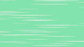 Anime Running Lines - Green Screen