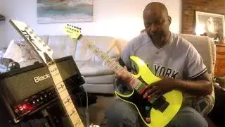 Ibanez pseudo Jem conversion from a 2018 RG550 Genesis desert yellow