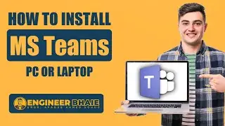 How install MS teams/Microsoft Teams in Pc or laptop 