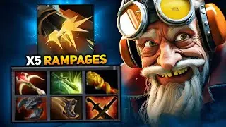 x5 Rampages Gyrocopter in 1 Game 🔥🔥🔥68 Kills Insane Damage | Dota 2 Gameplay