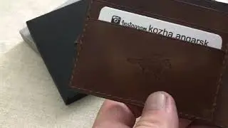 Портмоне bifold. Ручная работа.