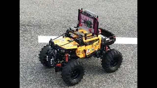 Experiment the LEGO! Technic Control car with phone shooting!