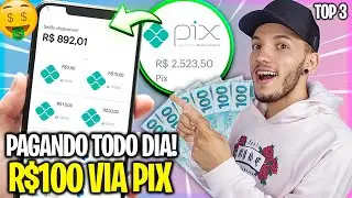 VAZOU😱! TOP 3 MELHORES APPS PARA GANHAR DINHEIRO ONLINE VIA PIX (SEM CONVIDAR NINGUÉM✅ )