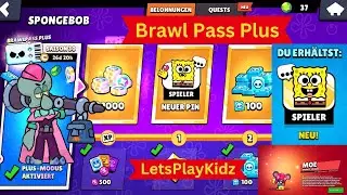 Brawl Stars, Spongebob Update, Brawl Pass Plus, Brawl Stars Spongebob, Brawl Stars Skins,Belohnungen