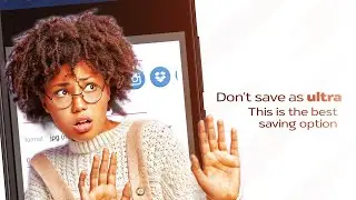 This is the best Saving option to save your Pixellab design - Not ultra saving 