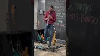 Monte Skelton at Carson's Brewery 11/19/2021, Wake Me Up EWI Solo