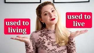 USED TO / BE USED TO difference + PRACTICE | English grammar