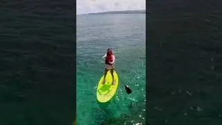 Had the Ocean to Myself #paddleboard #paddleboarding #droneview #puertoplata #Dominicanrepublic