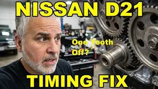 How to Fix Timing off by One Tooth on Oil Pump Nissan D21 Hardbody 4cyl
