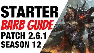 Patch 2.6.1 Barbarian Starter Build Guide Season 12 Diablo 3