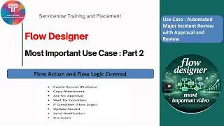 Flow Designer Most Important Use Case Part 2 | Automated Major Incident Process | Check Description