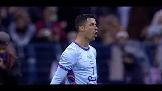 Cristiano Ronaldo's First Official Siuuu Celebration
