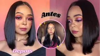 TENTANDO CORTAR MEU CABELO SOZINHA EM CASA, MODELO CHANEL, será que deu certo??2022