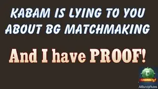 PROOF that Kabam is LYING to us about battlegrounds matchmaking, giving noob accounts easy GC path!