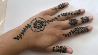 Very Simple Henna | Jaldi Henna | Simple Henna for Beginners