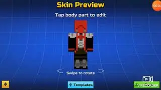 how to create red hood on Pixel gun 3D
