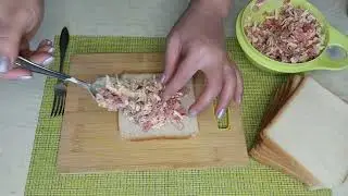 Быстрый ЗАВТРАК. Простой рецепт перекуса на скорую руку.