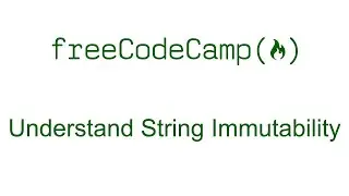 Understand String Immutability