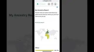 My Vitagene Ancestry Report | Late 2021
