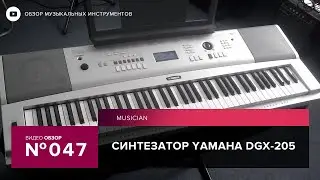Обзор синтезатора Yamaha DGX 205