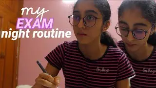 realistic study night routine for exams ✨ study vlog 2023 💫 Nehal Baid
