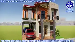 2-STOREY, 4-BEDROOM RESIDENCE WITH 2-CARPORT