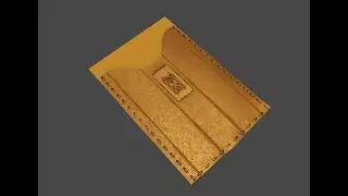 Blender 3D modeling Timelapse|| Making a leather card holder || How to design a Leather card Holder