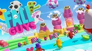 Fall Guys: Ultimate Knockout gameplay Playstation 4 slim *no comments*