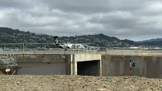 NZ8323 departing Wellington