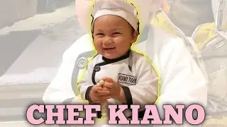 Potret Kiano Pakai Baju Chef Sambil Bawa Tasbih