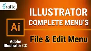 illustrator file menu and Edit menu tutorial