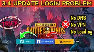 How to login Pubg ll Pubg/ Bgmi login problem after 3.4 update ll Facebook login problem fix