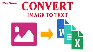 HOW TO CONVERT IMAGE TO TEXT