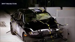 Краш Тест сравнение Toyota Corolla Vs 2017 Honda Civic   Crash Test