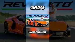 Evolution of Lamborghini Cars 🔥(1964 ~ 2024) #shorts #virel #Lamborghini #supercar