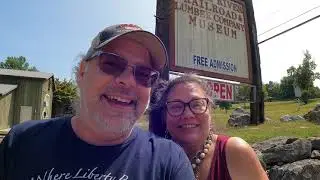 Little River Railroad & Lumber Museum in Townsend TN. and a Swinging Bridge over the River