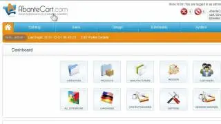AbanteCart Ecommerce Application Introduction Video. Shopping Cart Demo