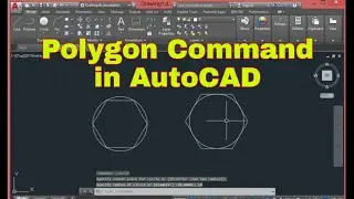 Polygon Command in AutoCAD || What is Inscribed In Circle and Circumscribed about Circle