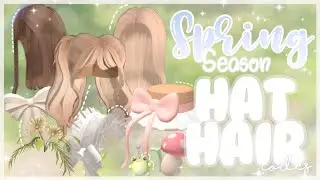 Aesthetic Spring, summer Hats, hair accessory CODES for ROBLOX bloxburg  and more (iiRees)