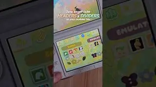 so cute and organized!!! 🥹🩷 aesthetic 3dsxl modded tutorial 