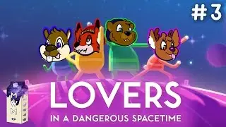 Lovers in a Dangerous Spacetime #3 - Giant Bear Boss! - (4 Player Couch Co-op)