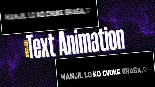 Viral Text effects Tutorial 🔥 ALIGHT MOTION