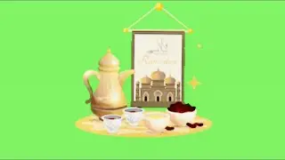 Ramdan Kareem logo green screen effect 4k || green screen videos ||