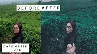 Tutorial Dark Green Tone   Adobe Lightroom