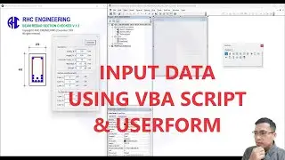 INPUT DATA USING VBA SCRIPT & USERFORM | RHC ENGINEERING