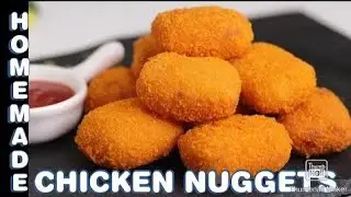 Homemade Chicken Nuggets Recipe by Fatimas Kitchen | How To Make Crispy Nuggets for kids lunch box