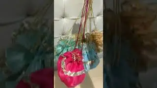 Single Gota/Double Gota Girls Potli Bags For Gifting 1 PC Random. #shorts  #viral  #trending  #video