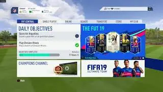 FIFA 19 practice arena in menu BUG