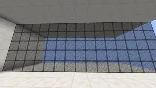5 high infinitely expandable glass piston door
