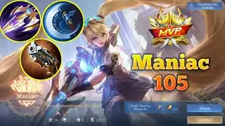 2 Maniac Single Game Global Build For Layla #layla #mobilelegends #mlbb